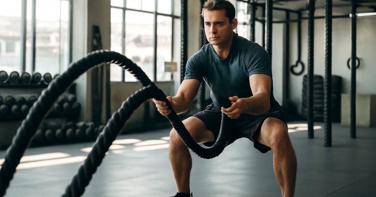 Battle Rope Training After 40: Power, Cardio & Fat Loss