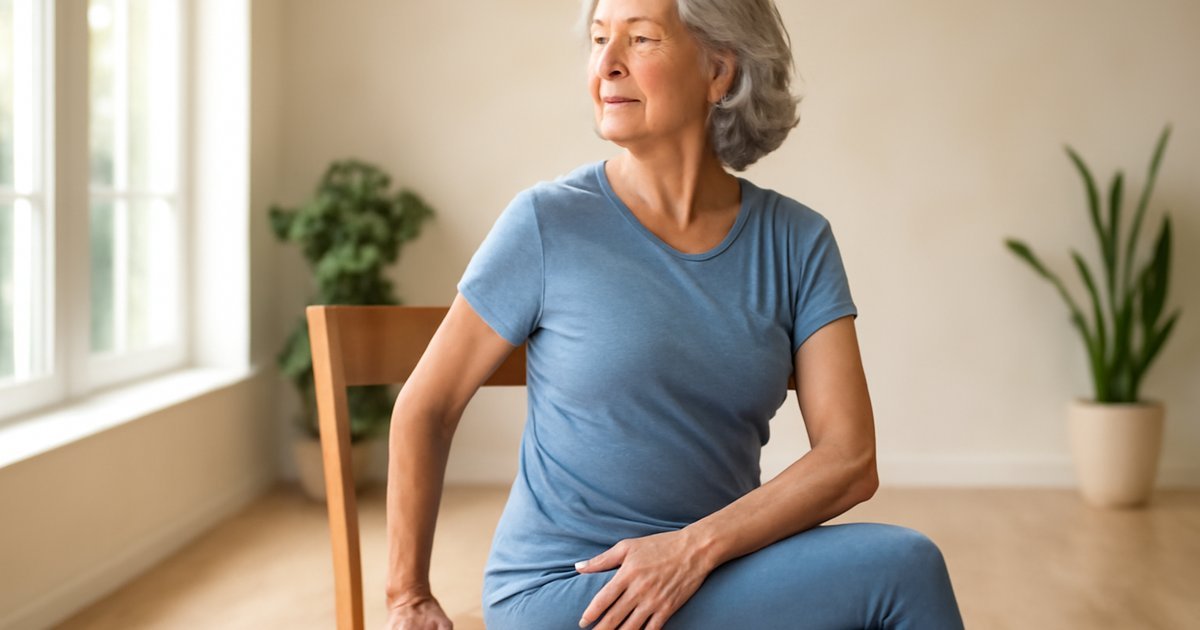 Chair Yoga for Adults Over 60: Strength, Flexibility & Calm