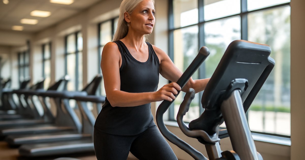 Elliptical Workouts After 50: Benefits, Tips & Routines